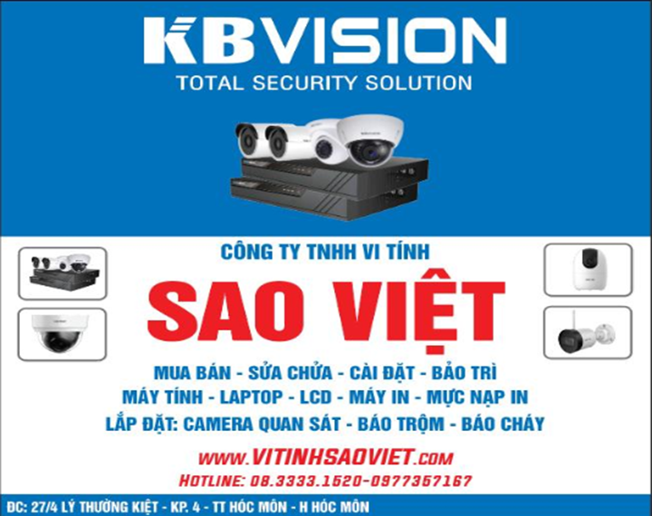 Khuyến Mãi Trọn Gói Camera 2.0 KB VISION 