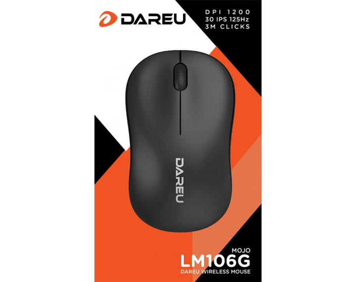 Chuột không dây Dareu LM106G Đen
